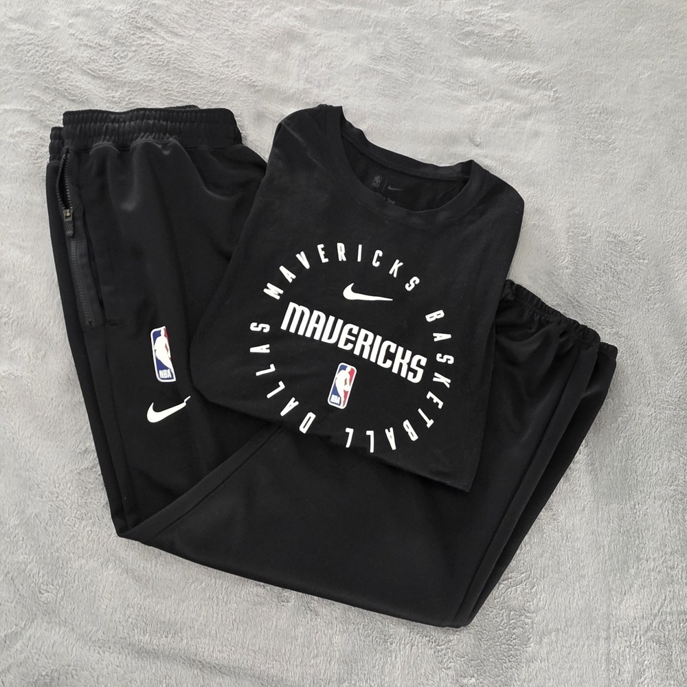 Dallas Mavericks Nike NBA Authentics Dri-Fit 2 Piece Set Shirt 3XLT Pants 3XL